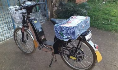 Bicicleta elétrica é levada de varanda de residência durante a madrugada em Cerejeiras