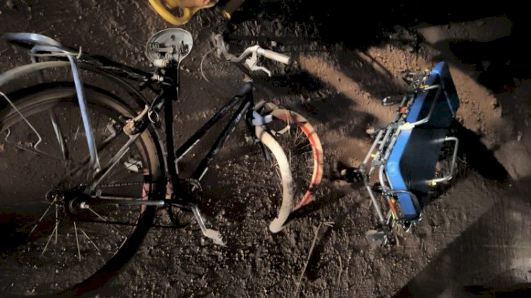 Motorista atropela bicicleta em estacionamento e proprietário abandona o local em Vilhena