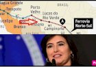 Ministra cita Vilhena em anúncio de ferrovia que ligará Atlântico ao Pacífico em meio a tensões com os EUA