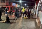 Briga em distribuidora termina em atropelamento e deixa duas pessoas feridas em Vilhena