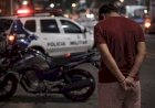 Motociclista foge de abordagem, causa colisão e acaba preso em Vilhena