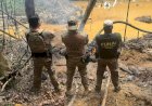 Operação Porfia inutiliza equipamentos e acampamentos em garimpo ilegal na Terra Indígena Sete de Setembro