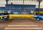 PRF e Receita Federal apreendem mais de 460 kg de drogas escondidos em carga industrial em Vilhena