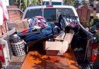 CEREJEIRAS: Polícia Militar prende suspeito de furto e recupera diversos objetos levados de residência