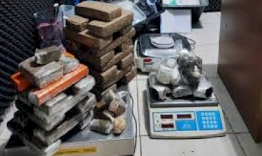 Polícia apreende quase 60 kg de drogas após fuga de motociclista na BR-364, em Porto Velho