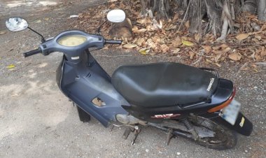 Polícia Militar recupera motoneta furtada em terreno baldio em Vilhena