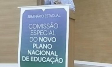Professor Sapata contribui com debate sobre o novo Plano Nacional de Educação em seminário estadual