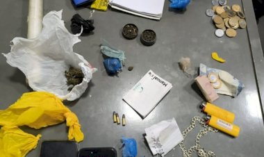 Força Tática fecha ponto de tráfico em Cerejeiras e apreende drogas, munições e dinheiro