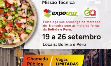 Sebrae Rondônia abre seleção para missão internacional na Bolívia e Peru com foco em exportação