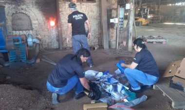 DEAM Jaru incinera mais de 3 kg de drogas e materiais apreendidos em operações policiais