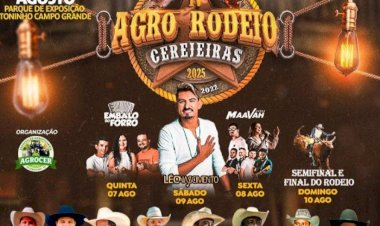 IV Agro Rodeio de Cerejeiras começa nesta quinta-feira (7) com shows, rodeio e entrada gratuita