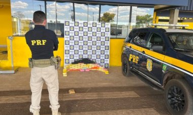 PRF apreende mais de 74 kg de drogas e prende caminhoneiro em flagrante em Pimenta Bueno (RO)