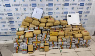 Trio é preso com 282 kg de drogas durante operação da PM na BR-364, em Porto Velho