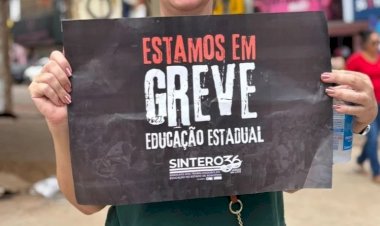 Em Cabixi, servidores efetivos manifestam apoio à greve da Educação em Rondônia