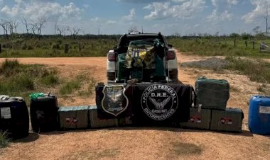 Polícia Militar apreende 500 kg de drogas em pista clandestina em Rolim de Moura