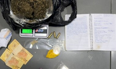 Polícia Militar fecha ponto de tráfico em Cerejeiras e prende três suspeitos com drogas e munições