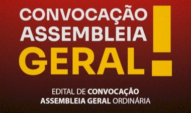 Convocação para Assembleia Geral Ordinária da Escola de Samba Princesinha do Guaporé