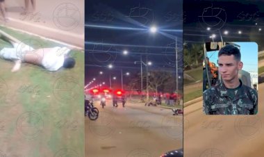 Militar morre em colisão entre motos no Espaço Alternativo; casal está em estado grave