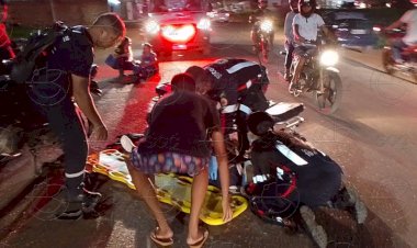 Ciclista fica ferida após colisão com motociclista embriagado e sem habilitação em Vilhena