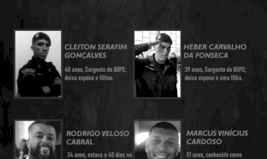 Polícia Militar de Rondônia lamenta morte de policiais em operação no Rio de Janeiro