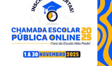 Governo de Rondônia abre Chamada Escolar Online 2025 para estudantes fora da rede pública
