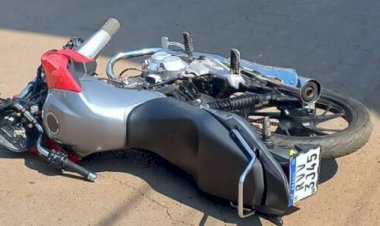 Motociclista sofre queda e é detido após perseguição policial em Vilhena