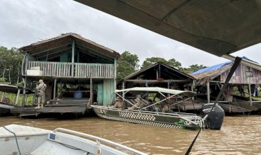 Ação conjunta no Rio Madeira inutiliza 47 embarcações ligadas ao garimpo ilegal