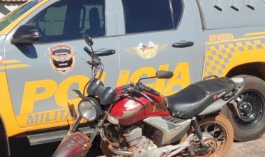 Polícia Militar recupera motocicleta com registro de furto há mais de oito anos em Machadinho d’Oeste