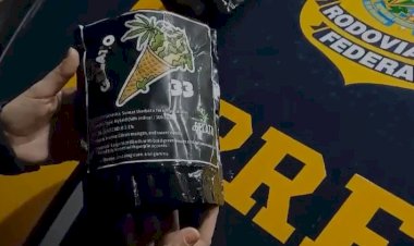 PRF apreende quase 168 kg de skunk e prende suspeito por tráfico na BR-174, em Vilhena