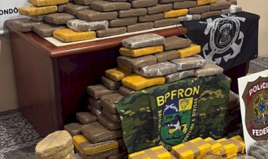 Operação integrada apreende mais de 300 kg de drogas no rio Madeira, em Rondônia