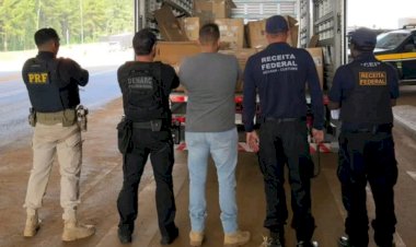 Operação integrada apreende cerca de 600 kg de droga escondida em carga na BR-364 em Vilhena