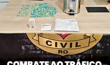 DENARC intercepta encomenda com mais de mil comprimidos de ecstasy em Porto Velho