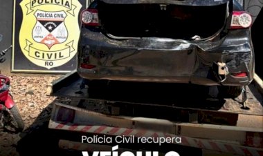 Polícia Civil recupera veículo roubado e intensifica buscas por envolvidos no crime em Rondônia