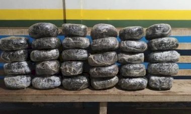 SÃO FRANCISCO DO GUAPORÉ: Polícia Militar apreende mais de 30 quilos de maconha após abordagem a veículo com pane mecânica