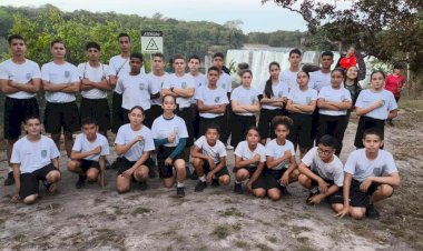 CEREJEIRAS: Polícia Militar Mirim participa de intercâmbio no Mato Grosso e recebe homenagens