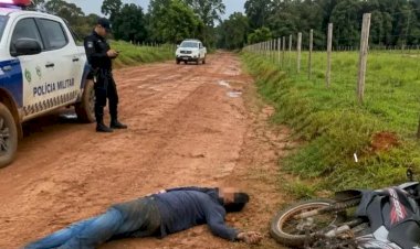 Trabalhador de 49 anos morre após sofrer mal súbito enquanto pilotava moto em área rural