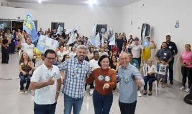 Ezequiel e Wiveslando Neiva reúnem apoiadores em lançamento de candidaturas em Cerejeiras