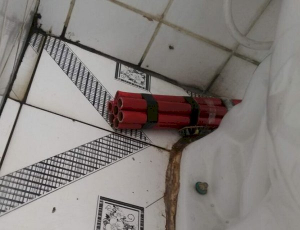 Explosão de artefato em banheiro de escola causa danos e aciona perícia em Vilhena