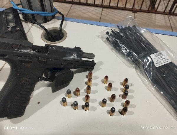 Polícia Militar prende quatro suspeitos por extorsão, sequestro e porte ilegal de arma em Rondônia