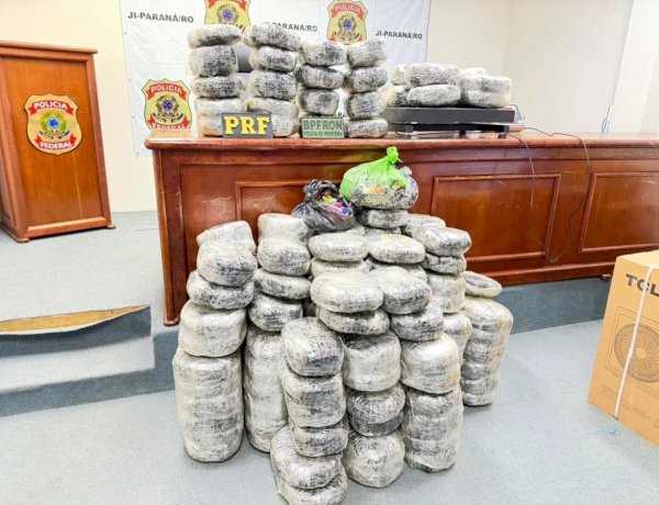 Ação Integrada das Forças de Segurança Resulta na Apreensão de 173 kg de Maconha em São Miguel do Guaporé