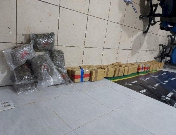 Foragido armado é baleado após perseguição policial e 70 kg de drogas são apreendidos em Porto Velho