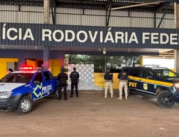 PRF apreende mais de 168 kg de skunk após perseguição na BR-429, em Alvorada D’Oeste