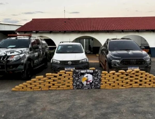 Carga de maconha que saiu de Rondônia é apreendida no Mato Grosso; dois homens são presos