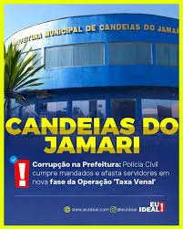 Operação “Taxa Venal” afasta servidores públicos por suspeita de corrupção em Candeias do Jamari, RO