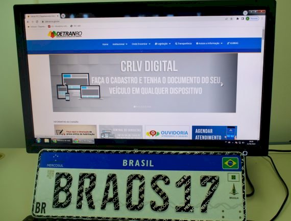 Detran-RO lança serviço digital para emplacamento de veículos novos
