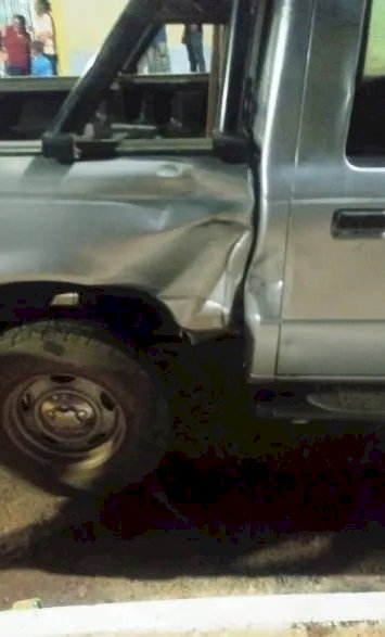 Motociclista fica ferido em acidente com caminhonete no centro de Vilhena