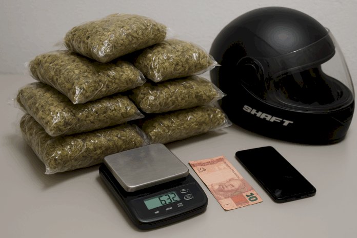 Homem é preso por tráfico de drogas em Vilhena após ser flagrado com mais de 600 gramas de maconha