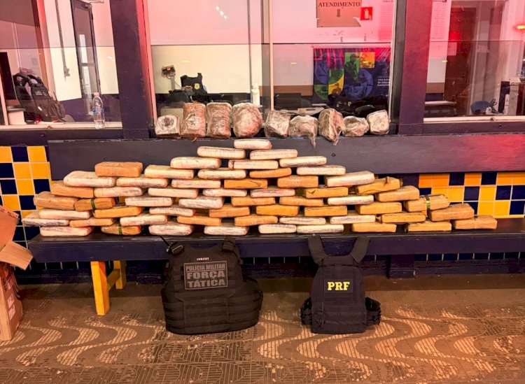 PRF e Força Tática apreendem 73 kg de skunk após motorista fugir em Rondonópolis