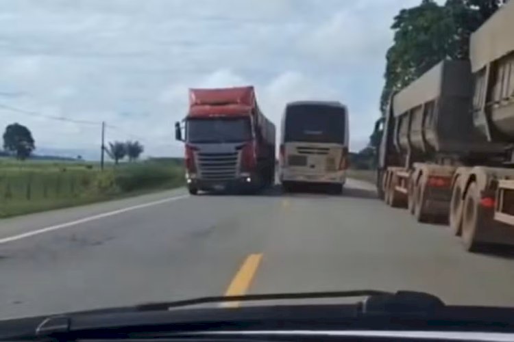 Motorista é afastado após ônibus da Saúde ser flagrado em alta velocidade na BR-364