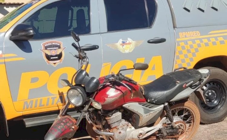 Polícia Militar recupera motocicleta com registro de furto há mais de oito anos em Machadinho d’Oeste